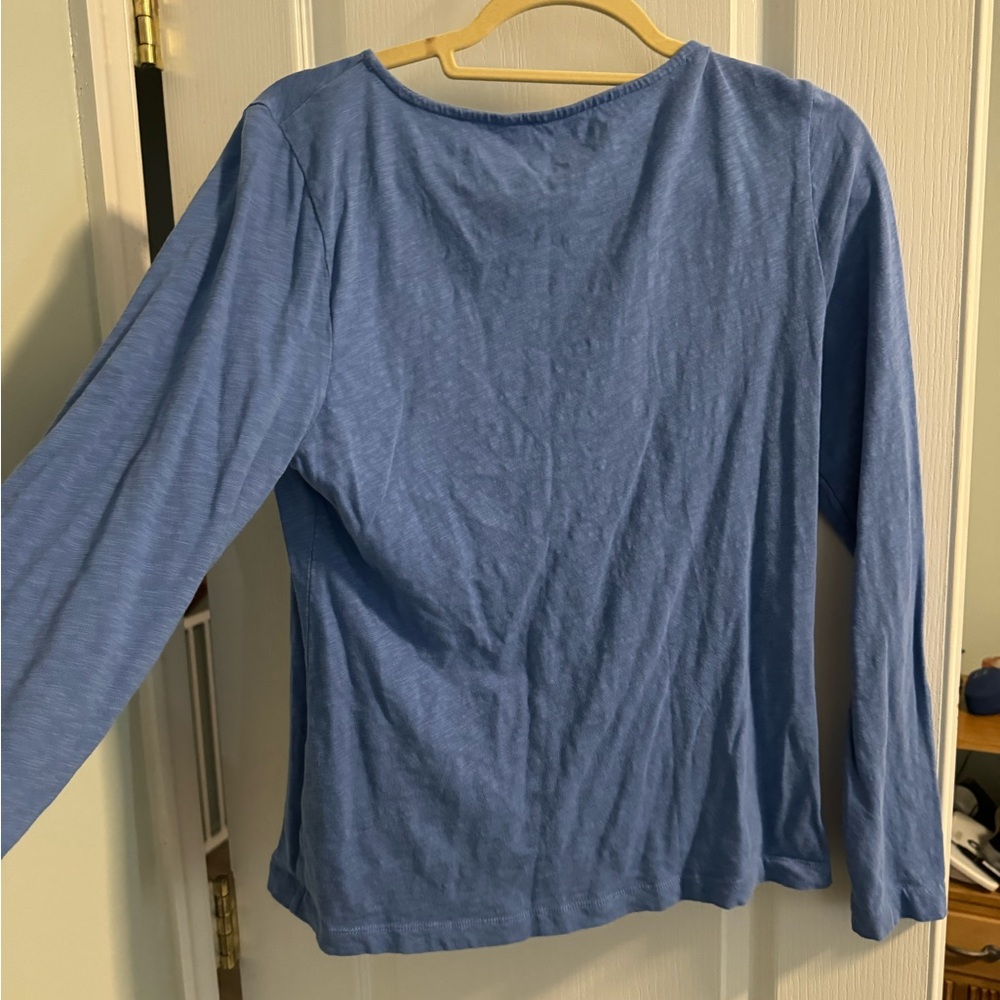 J. Crew periwinkle large artist tshirt